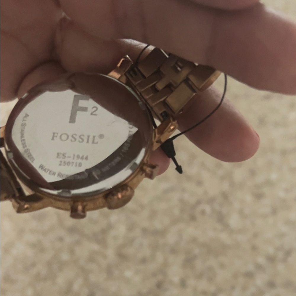 FOSSIL F2 Watch ES-1944 ROSE GOLD WATCH - Picture 9 of 9